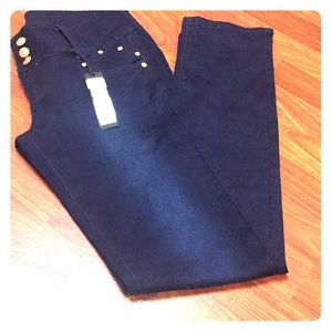 Dark Wash High Waisted Jeans